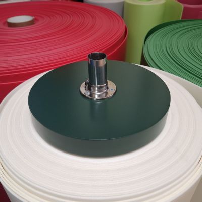 Подставка круг 20 см Зеленая - с флянцами 