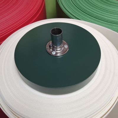 Подставка круг 20 см Зеленая - с флянцами 