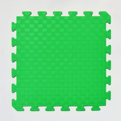 Коврик-пазл зеленый 50х50 Украина (детский мягкий пол из ЭВА)