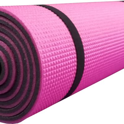 Туристический коврик Polifoam двуслойный 10мм розово-серый