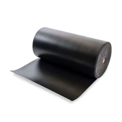 Черный изолон 2 мм  (ширина рулона 1 м)