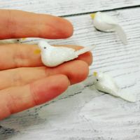 Декоративні міні пташки (3 х 1,5 см)