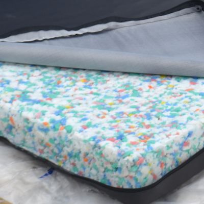 Мат спортивный 200х100х10 черный ПВВ