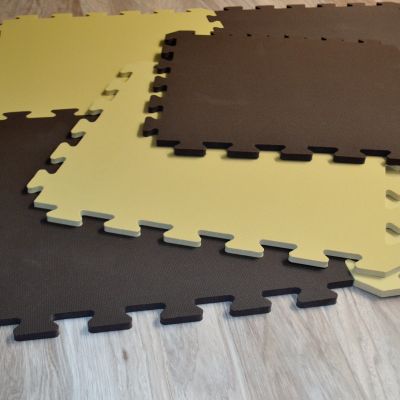 Мягкий пол "коврик-пазл" EVA комплект 4 шт