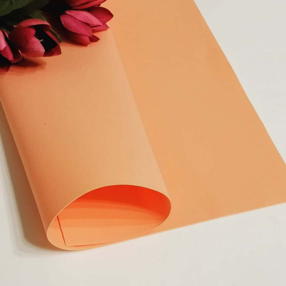 Фоамиран 1 мм Персиковый, 50 х 50
