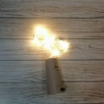 Мини-гирлянда 2 м, желтый свет