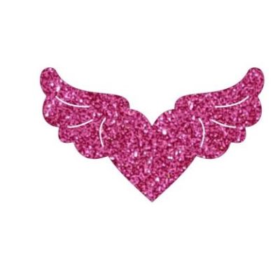 Глиттерный фоамиран 2 мм нежно-розовый