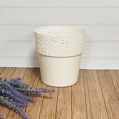 Горшочек Белла - бежевый