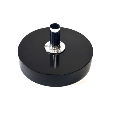 Подставка круг 20 см Темно-коричневая - с флянцами 