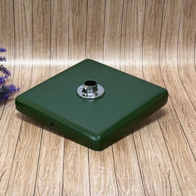 Подставка 15 х 15 см Зеленая - с флянцем