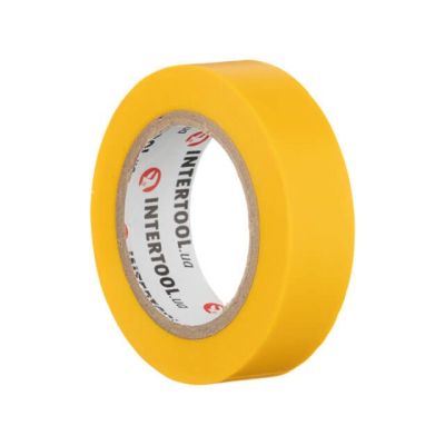 Изолента ПВХ желтая 17 мм х10 м