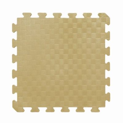 Коврик-пазл какао 50х50 Украина (детский мягкий пол из ЭВА) - бежевый