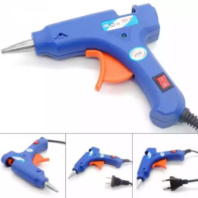 Клеевой пистолет с выключателем , синий