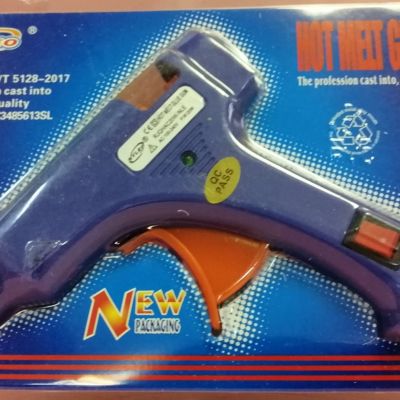 Клеевой пистолет с выключателем , синий