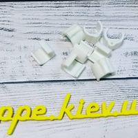 Пластикові кріплення для дроту біле