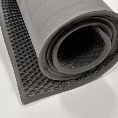 Лист EVA для автоковриков (серый) РОМБ 250 х 145 см