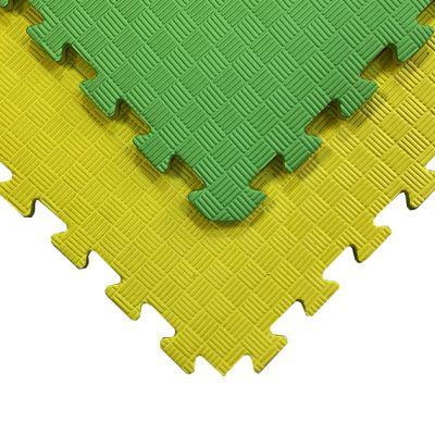 Мат Татамі ластівчин хвіст EVA 26 мм Жовто-Зелений