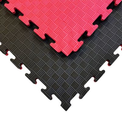 Мат Татамі ластівчин хвіст EVA 26 мм Червоно-Чорний