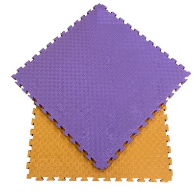 Мат Татамі ластівчин хвіст EVA 40 мм (Фіолетово-Помаранчевий)