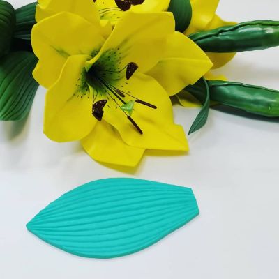 Молд лист Лилии 24,5 х 13,5 см - № 2