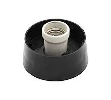 Плафон с плоским основанием 16 см (черное основание)