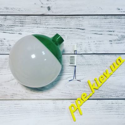 Плафон 12 см для изготовления декоративных цветов - Зеленый, на трубу 20 мм