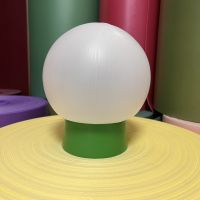 Плафон с плоским основанием 15 см (зеленое основание)