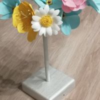 Підставка 15 х 15 см Білий металік