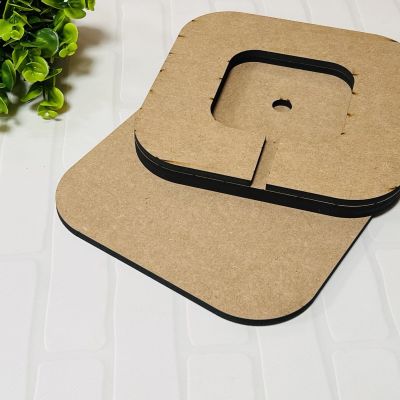 Подставка Квадрат 25 см (под трубу 16 мм)