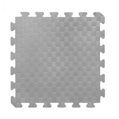 Коврик-пазл серый 50х50 Украина (детский мягкий пол из ЭВА) - серый