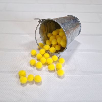 Помпон желтый 2 см (100 шт)