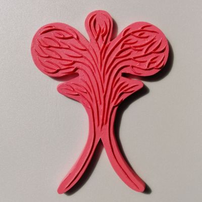 Молд серединка орхидея № 2 (средняя)