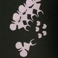 Серединки для орхідей 7 х 6 см (5 штук) Рожеві