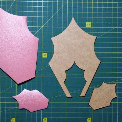 Шаблон Пуансеттии № 14 (комплект 1)