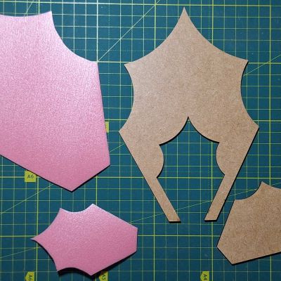 Шаблон Пуансеттии № 14 (комплект 2)