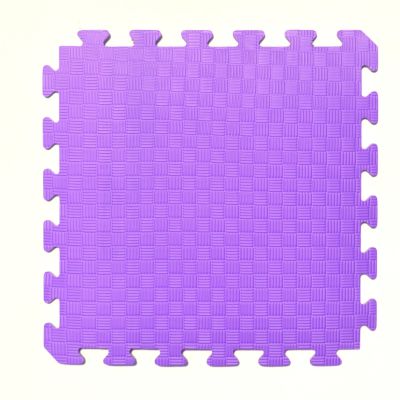 Коврик-пазл фиолетовый 50х50 Украина (детский мягкий пол из ЭВА)