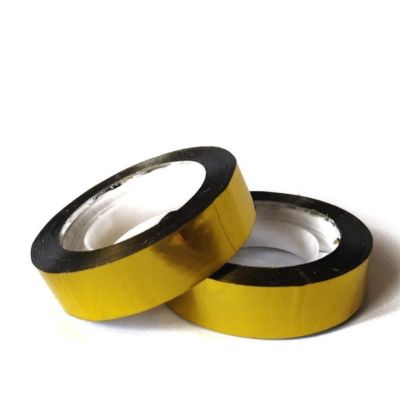 Тейп лента  металлизированная золото (10 м)