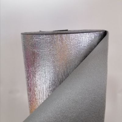 Теплоизоляция Изолон ППЭ НХ 4 мм с фольгой, самоклейка