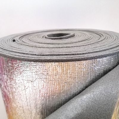 Теплоизоляция Изолон ППЭ НХ 4 мм с фольгой, самоклейка