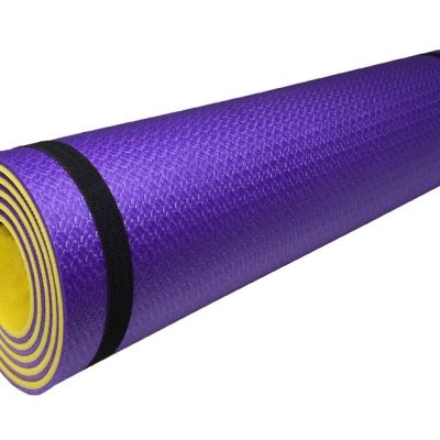 Туристический коврик Tourist 8 (желто-фиолетовый)