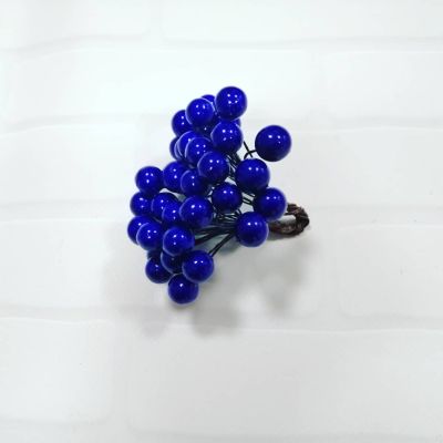 Глянцевые ягоды (тычинки) - синие