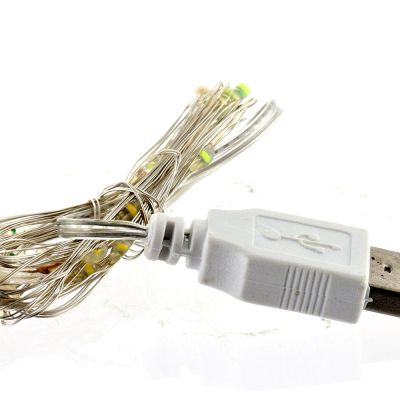 USB Мини-гирлянда 3 м, белый свет
