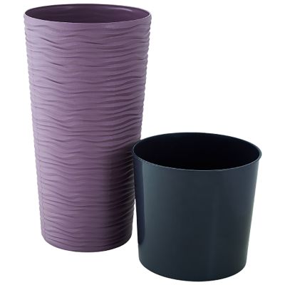 Горшок Фьюжн - большой (фиолетовый) 30х16