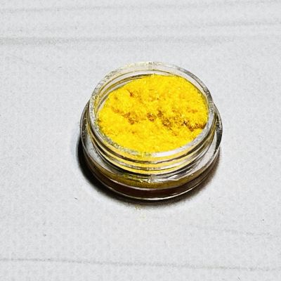 Желтая флок-пудра