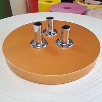 Подставка круг 30 см Золото- с флянцами 